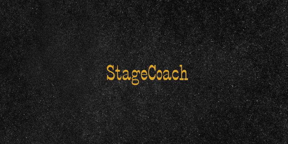 Fonte StageCoach