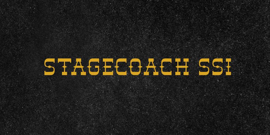 Fonte Stagecoach SSi