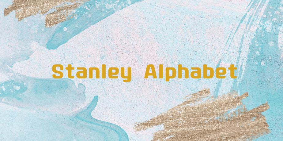 Fonte Stanley Alphabet