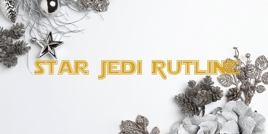 Fonte Star Jedi Outline