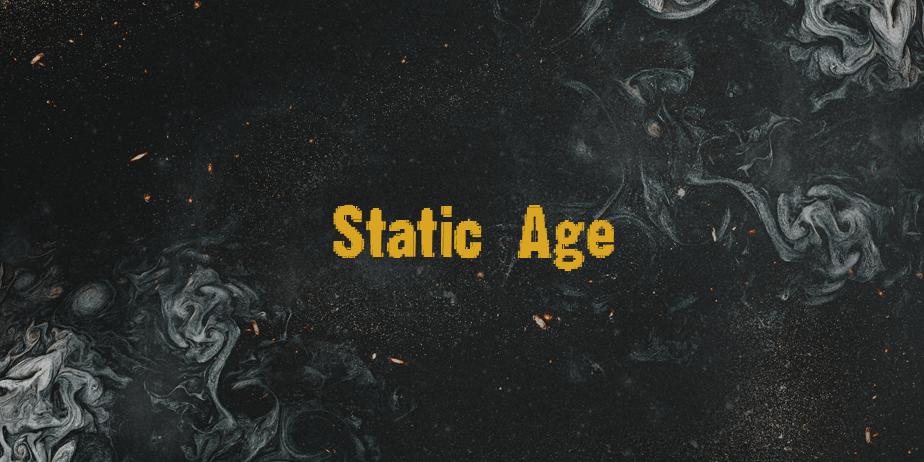 Fonte Static Age