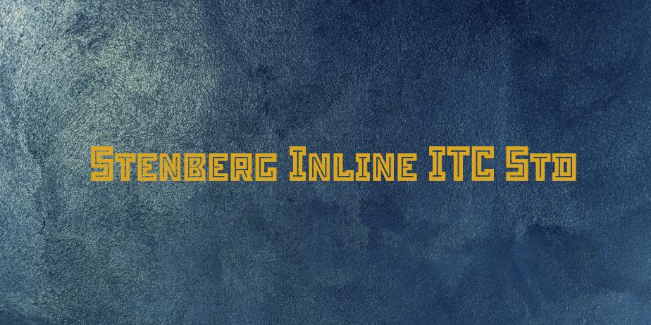 Fonte Stenberg Inline ITC Std