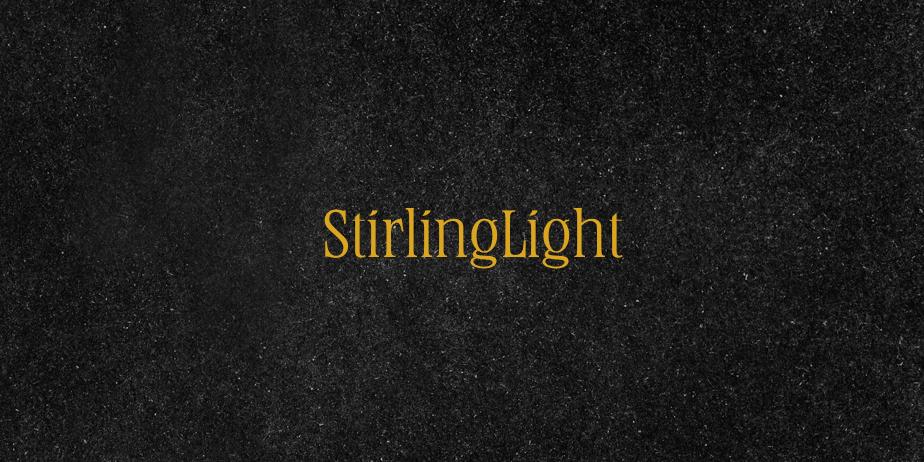 Fonte StirlingLight