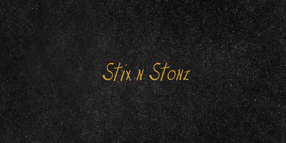 Fonte Stix n Stonz