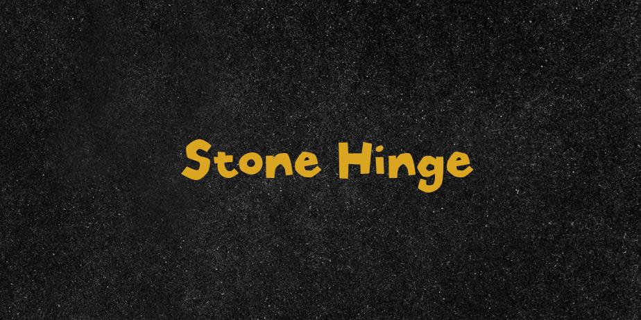 Fonte Stone Hinge