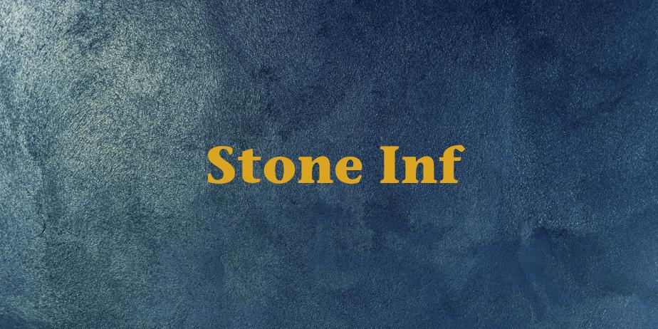 Fonte Stone Inf