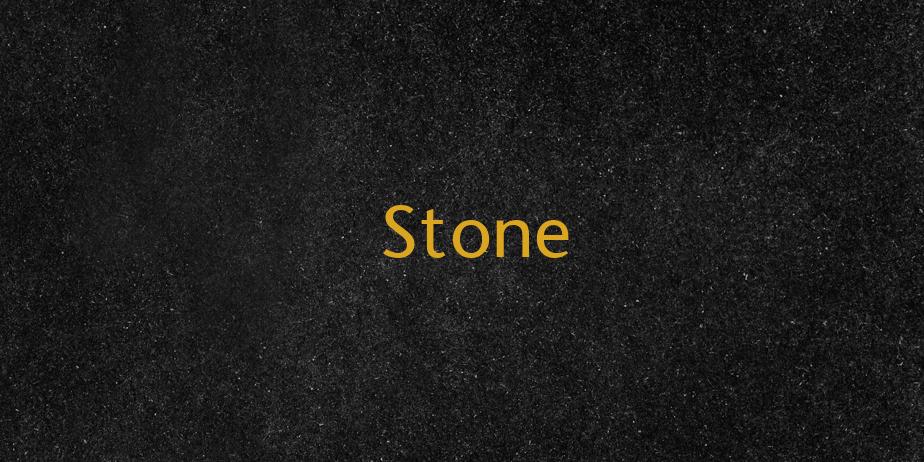 Fonte Stone