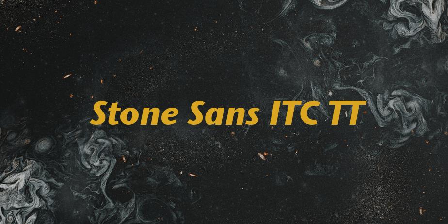 Fonte Stone Sans ITC TT