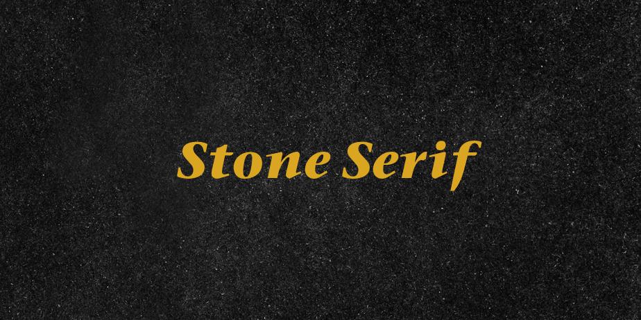 Fonte Stone Serif