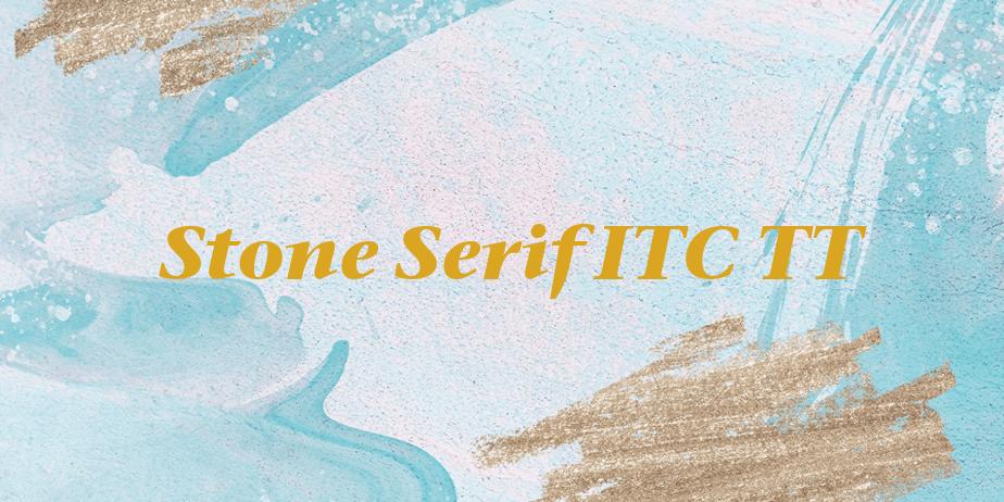 Fonte Stone Serif ITC TT