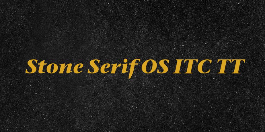 Fonte Stone Serif OS ITC TT