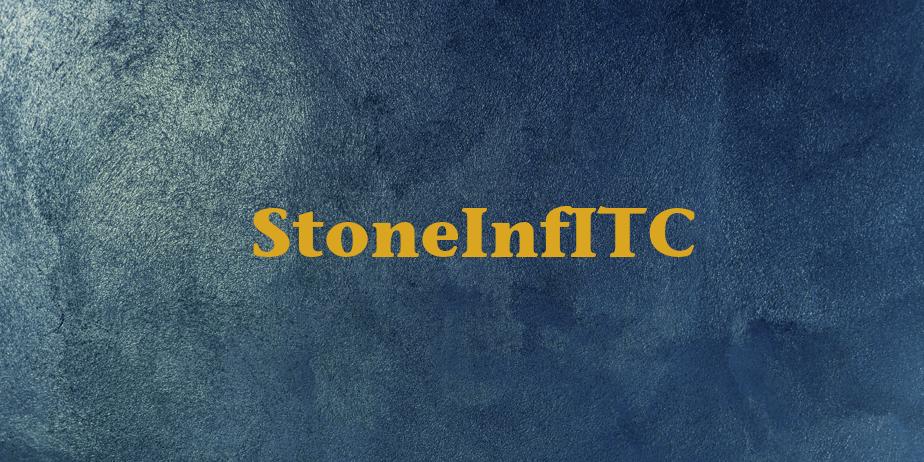 Fonte StoneInfITC