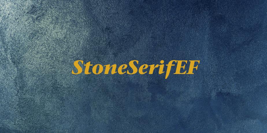 Fonte StoneSerifEF