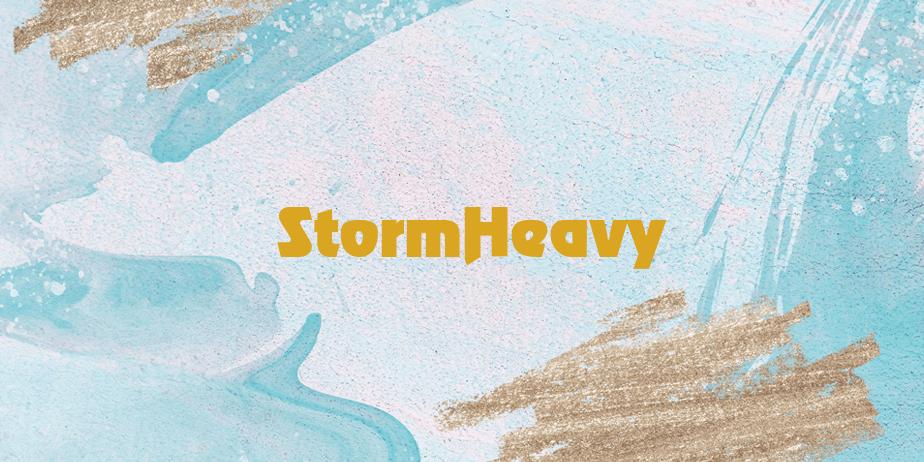 Fonte StormHeavy