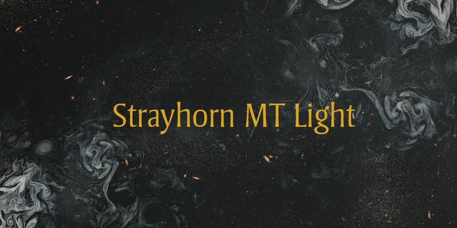 Fonte Strayhorn MT Light