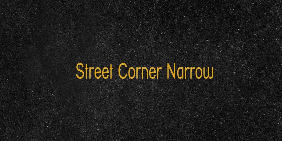 Fonte Street Corner Narrow