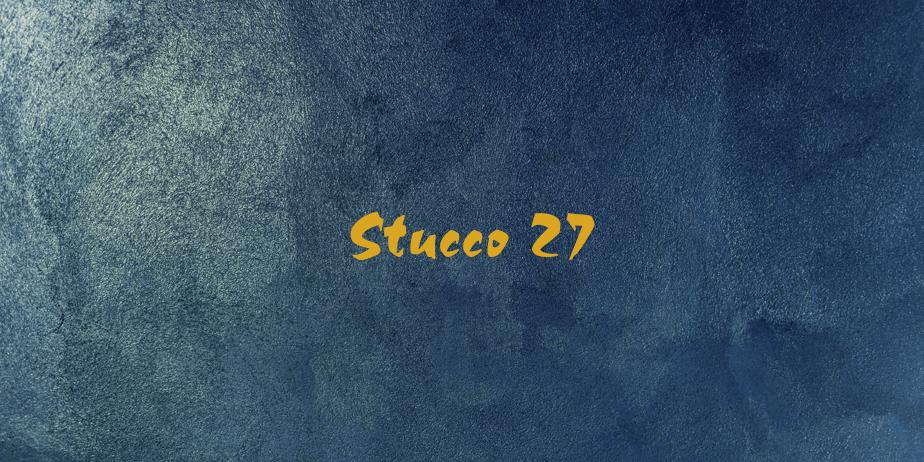 Fonte Stucco 27