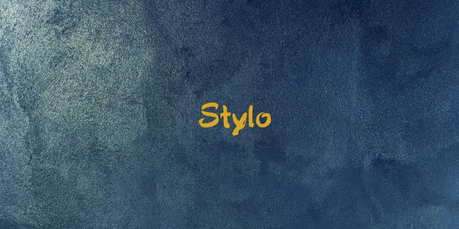 Fonte Stylo