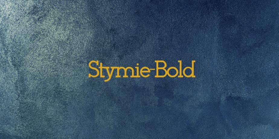 Fonte Stymie-Bold