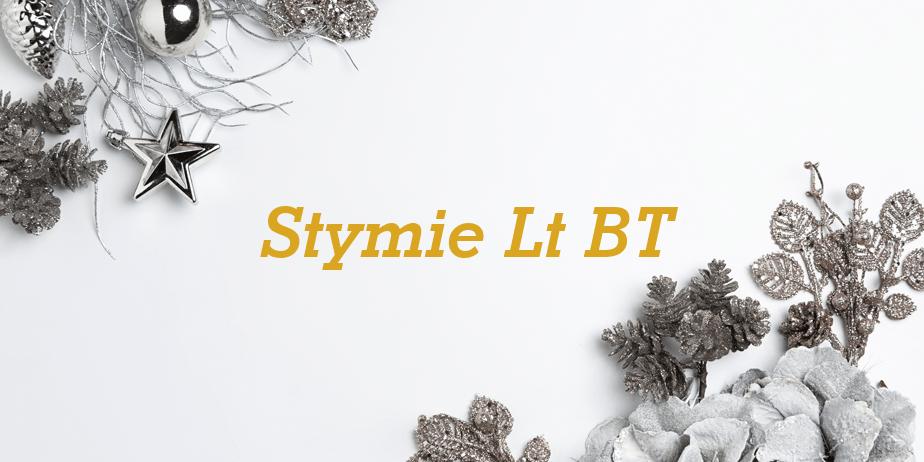 Fonte Stymie Lt BT