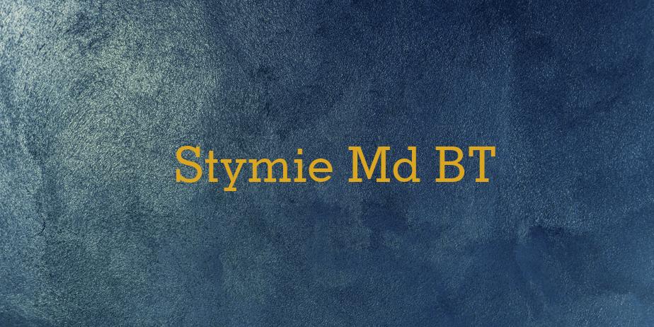 Fonte Stymie Md BT