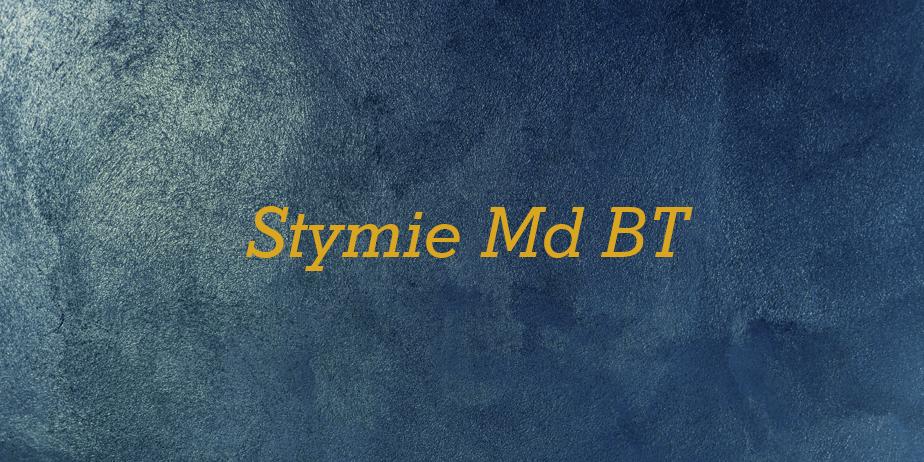 Fonte Stymie Md BT