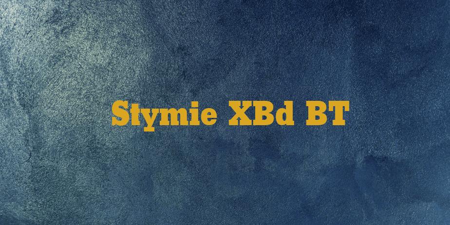 Fonte Stymie XBd BT