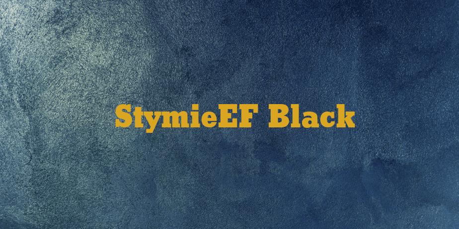 Fonte StymieEF Black