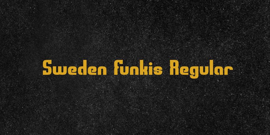 Fonte Sweden Funkis Regular