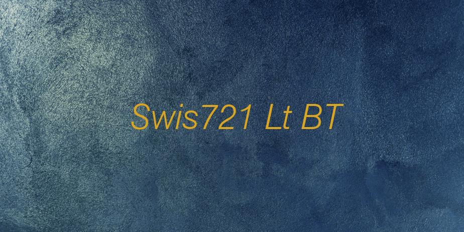 Fonte Swis721 Lt BT