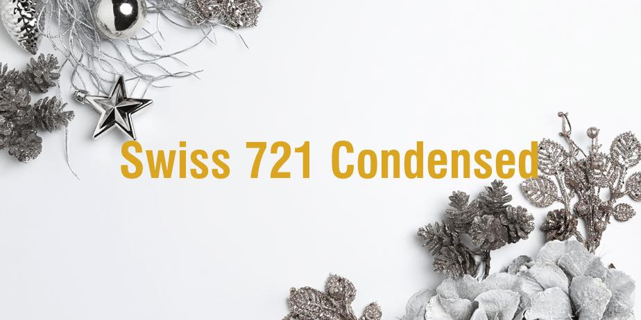 Fonte Swiss 721 Condensed