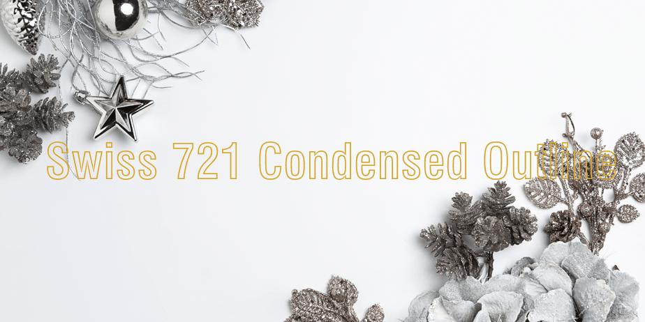 Fonte Swiss 721 Condensed Outline