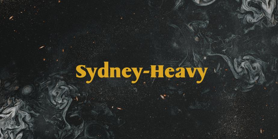 Fonte Sydney-Heavy