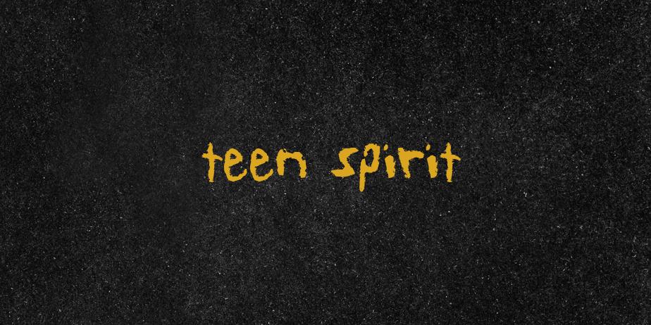 Fonte teen spirit
