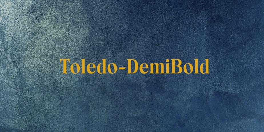 Fonte Toledo-DemiBold