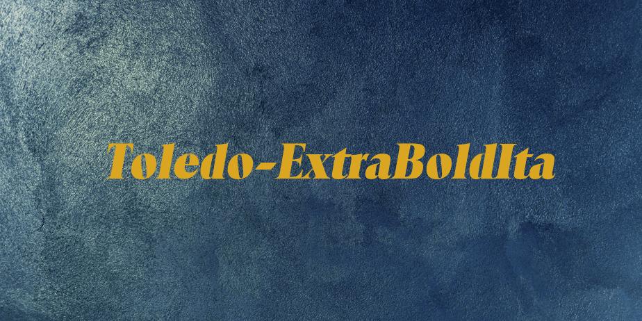 Fonte Toledo-ExtraBoldIta