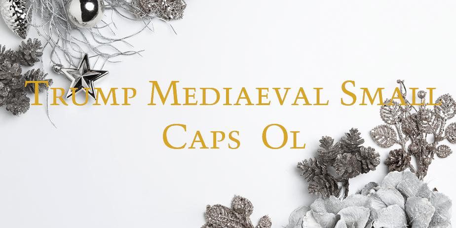 Fonte Trump Mediaeval Small Caps  Ol