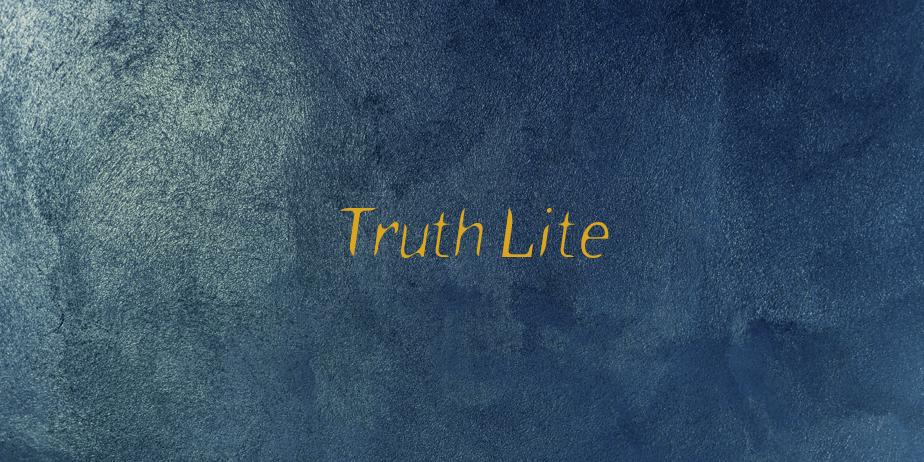 Fonte Truth Lite