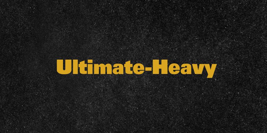 Fonte Ultimate-Heavy