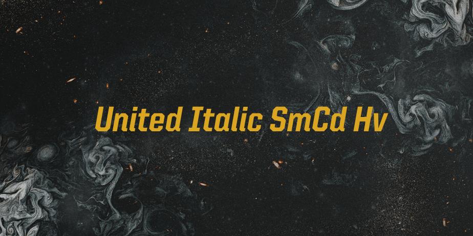 Fonte United Italic SmCd Hv