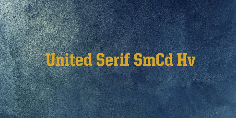 Fonte United Serif SmCd Hv