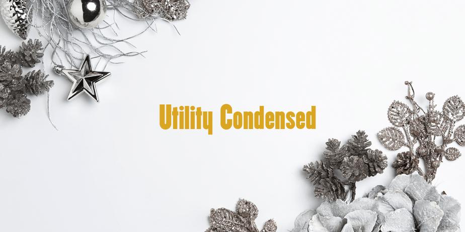 Fonte Utility Condensed