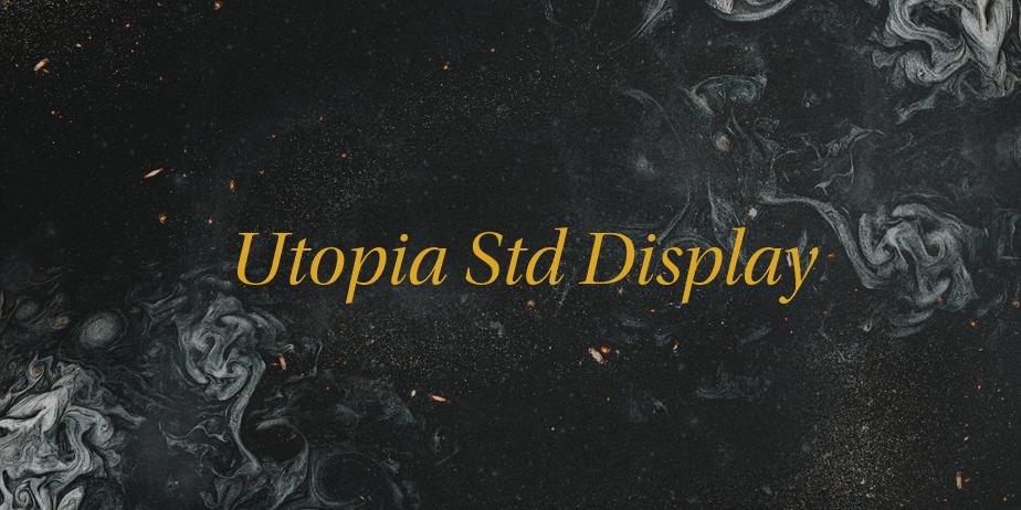 Fonte Utopia Std Display