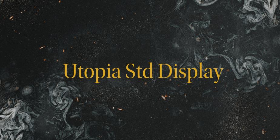 Fonte Utopia Std Display