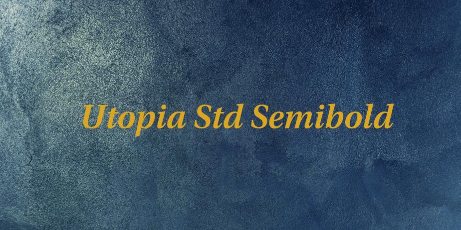 Fonte Utopia Std Semibold