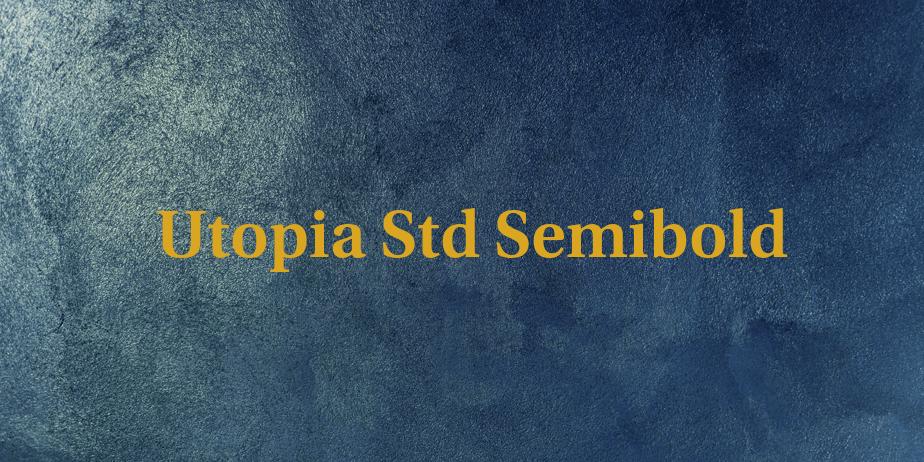 Fonte Utopia Std Semibold