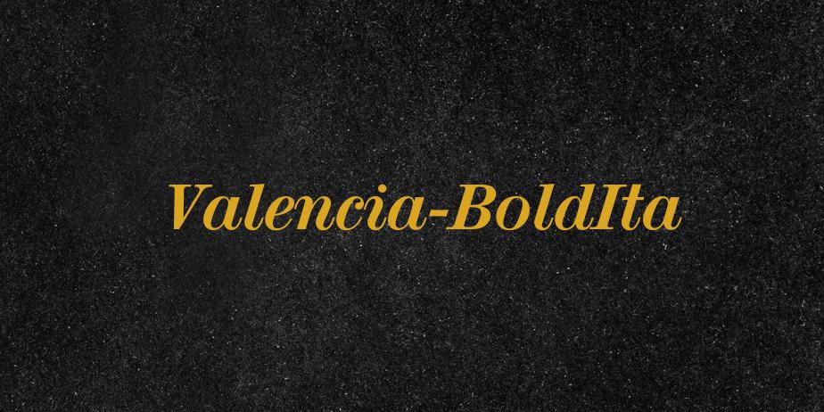 Fonte Valencia-BoldIta