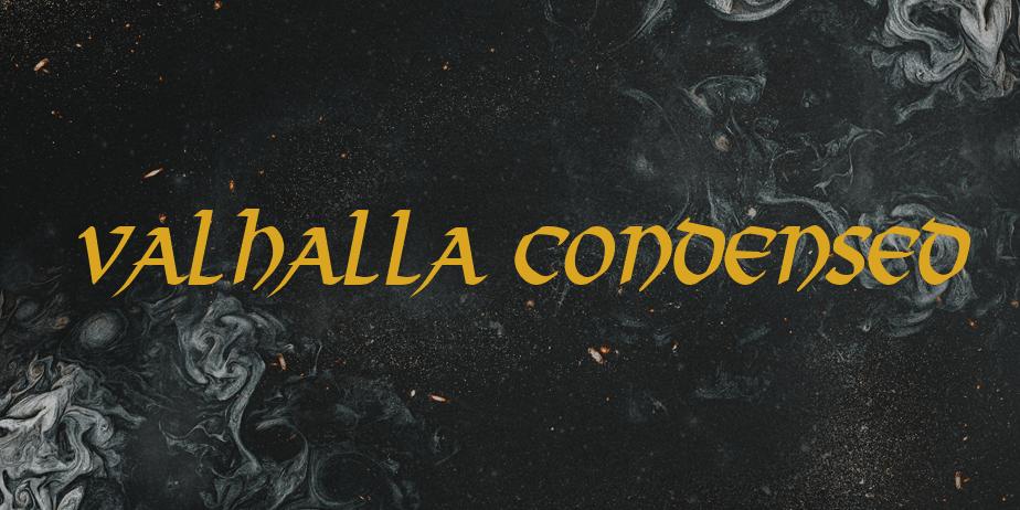 Fonte Valhalla Condensed