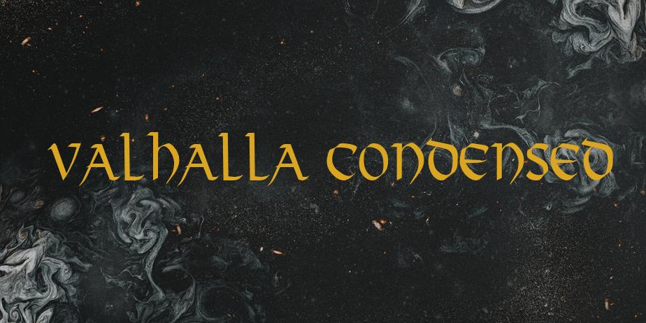 Fonte Valhalla Condensed