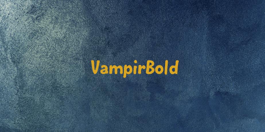 Fonte VampirBold